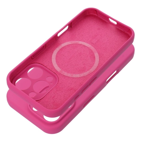 Nakładka Silicon Solid Samsung S26 MagSafe różowa