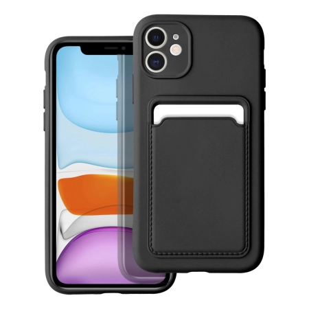 Nakładka Forcell CARD CASE iPhone 16 Pro (6,1) czarna