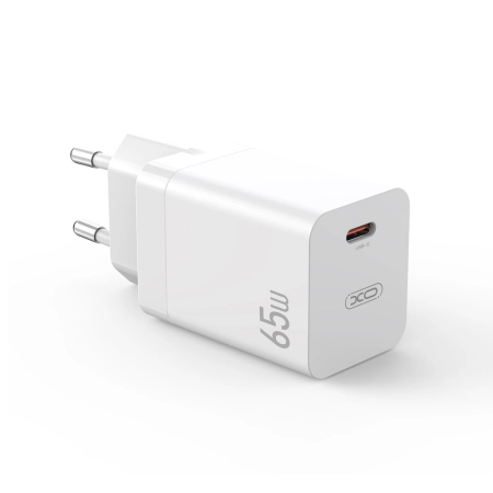 Ładowarka sieciowa USB-C PD 65W XO CE10 biała