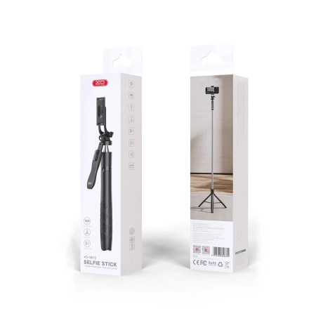 Uchwyt selfie BT XO SS15 + tripod 180cm czarny