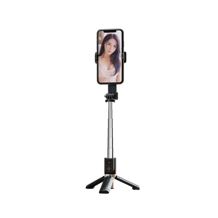 Uchwyt selfie BT XO SS10 + tripod 80cm czarny