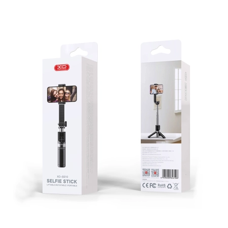 Uchwyt selfie BT XO SS10 + tripod 80cm czarny