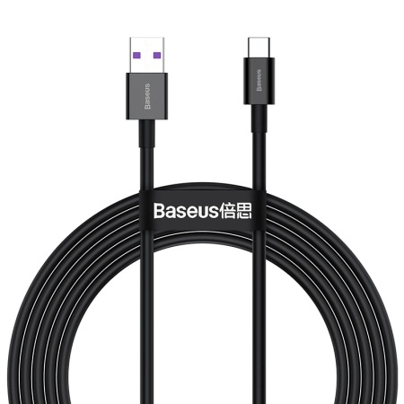 Kabel USB TYP C 2m czarny Baseus CATYS-A01 66W