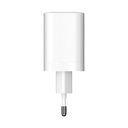 Ładowarka sieciowa 2xUSB-C PD 35W PD QC FOREVER TC-05-35CC GaN biała