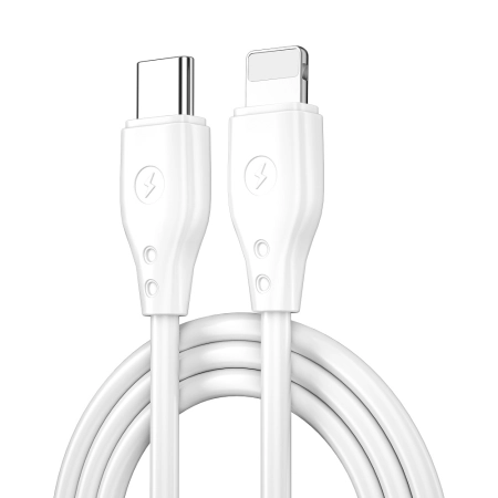 Kabel TYP-C - iPhone Lightning 1m WIWU Wi-C002 biały 30W