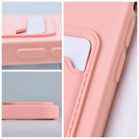 Nakładka Forcell CARD CASE iPhone 16 (6,1) różowa