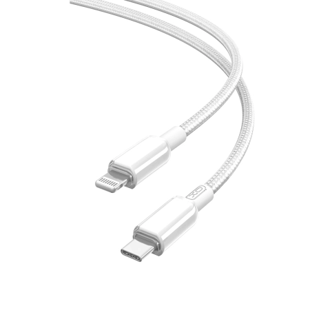 Kabel TYP-C - iPhone Lightning 1m XO NB-Q250A biały 27W