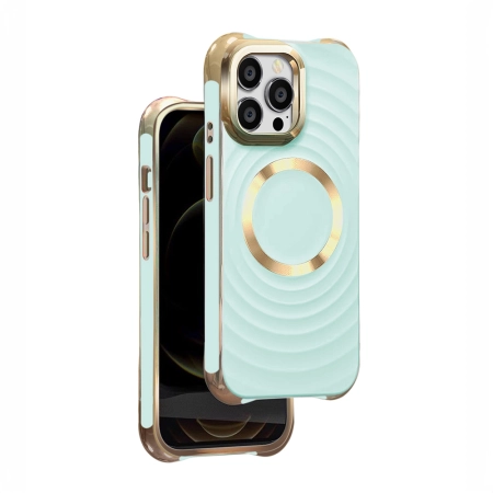 Nakładka Circle Glam Mag iPhone 16 Pro Max (6,9) miętowa