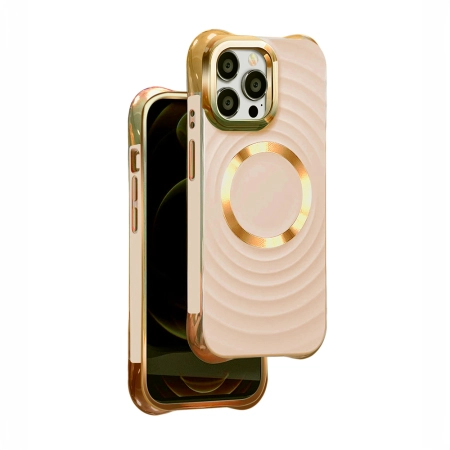 Nakładka Circle Glam Mag iPhone 16 Pro Max (6,9) różowa