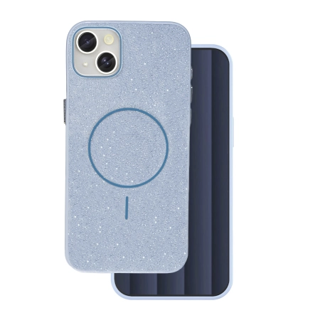 Nakładka Glitter Thin MagSafe iPhone 17 Pro (6,3 ) niebieska