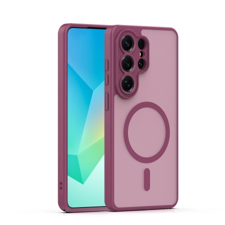 Nakładka MagMatte Samsung S26 Ultra bordowa