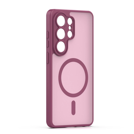 Nakładka MagMatte Samsung S26 Ultra bordowa