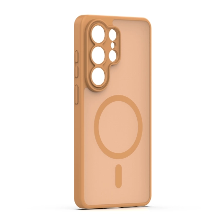 Nakładka MagMatte Samsung S26 Plus brązowa
