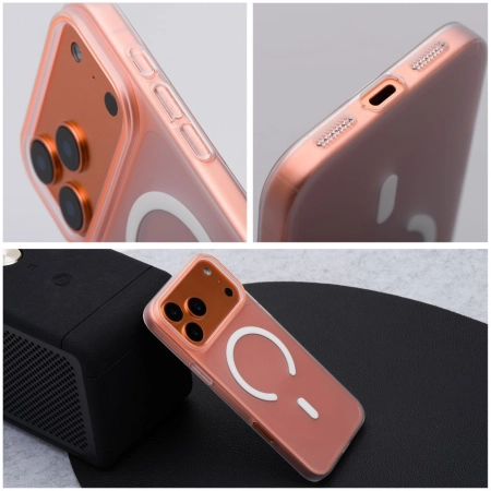 Nakładka MagSafe Go Orange Samsung S26 Ultra transparentna