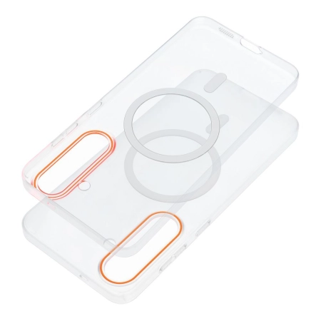 Nakładka MagSafe Go Orange Samsung S26 Ultra transparentna