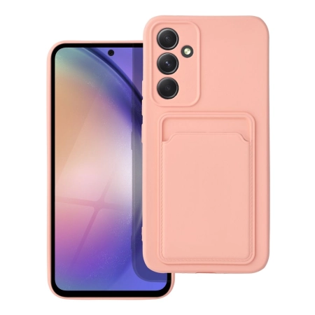 Nakładka Forcell CARD CASE iPhone 16 Pro (6,1) różowa