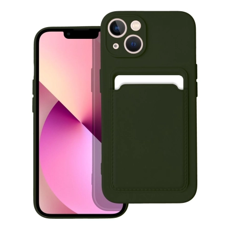 Nakładka Forcell CARD CASE iPhone 14 Plus (6,7) zielona