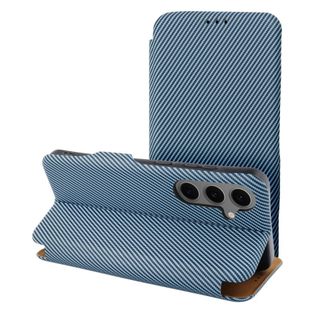 Smart Folio Samsung S24 FE niebieski