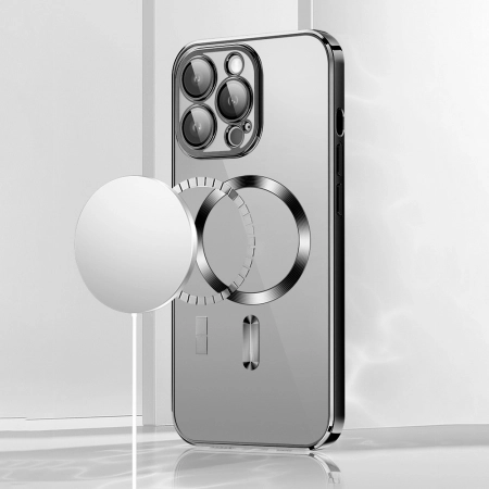Nakładka MagSafe Electroplating Vmax iPhone 16 Pro różowo-złota