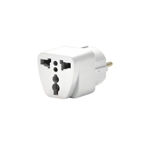 Adapter PL/UK/USA biały