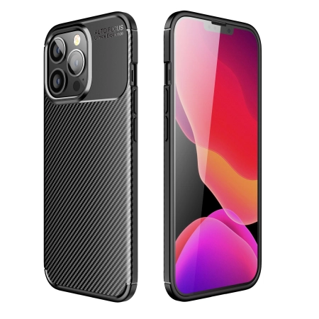 Nakładka Carbon PREMIUM iPhone 16 Pro (6,1) czarny