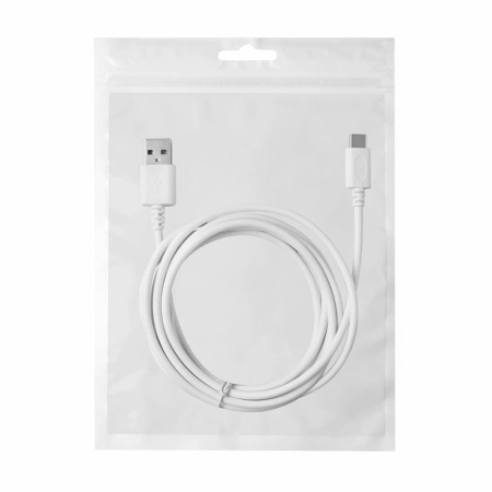 Kabel USB TYP C 2m biały Reverse 3A