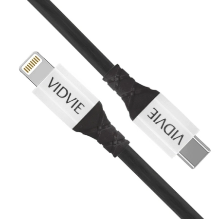 Kabel TYP-C - iPhone Lightning 1m Vidvie 3A CB4014 czarny