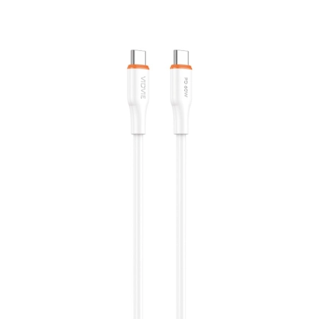 Kabel TYP-C - TYP C 1m VIDVIE CB4031 60W biały