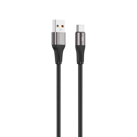 Kabel USB TYP C 3m czarny VIDVIE CB4038 3A