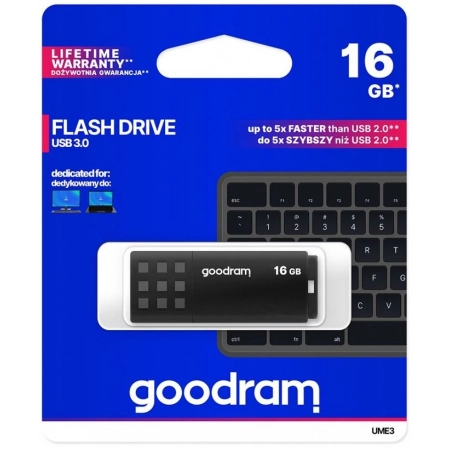 Pendrive 16GB GOODRAM UME3 czarny USB 3.0