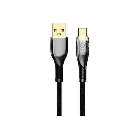 Kabel USB TYP C 1m czarny JELLICO B20 3.1A