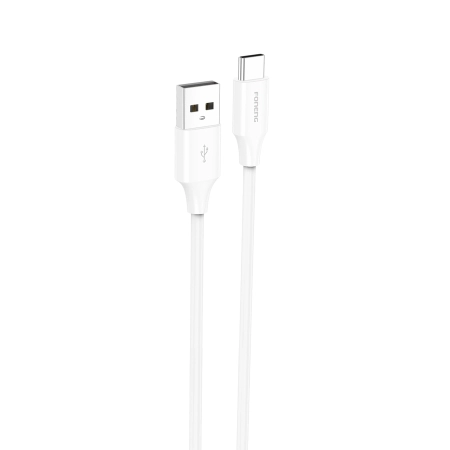 Kabel USB TYP C 1m biały FONENG X63 2.1A