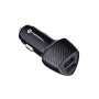 Ładowarka samochodowa 2xUSB 3.0A QC3.0 36W Forcell F-ENERGY Carbon CC50-2A czarna