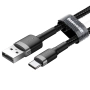 Kabel USB TYP C 1m czarno-szary Baseus Cafule 3A