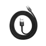 Kabel USB TYP C 1m czarno-szary Baseus Cafule 3A