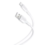 Kabel USB TYP C 1m biały XO NB212 2.1A