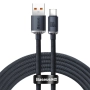 Kabel USB TYP C 2m czarny Crystal Shine Baseus 100W
