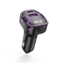 Transmiter FM BT 1xUSB 15W + USB TYP C XO-BCC12 czarna