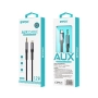 Kabel AUX Jack 3,5mm - Lightning 1m czarny BWOO BO-AUX068