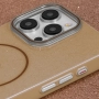Nakładka Glitter Thin MagSafe iPhone 17 (6,3 ) brązowa