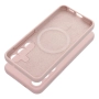 Nakładka Silicon Solid Samsung S26 Ultra MagSafe pudrowy róż