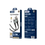 Kabel USB iPhone Lightning 1m czarny JELLICO A20 3.1A