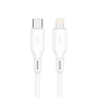 Kabel TYP-C - iPhone Lightning 1m JELLICO B24 30W biały